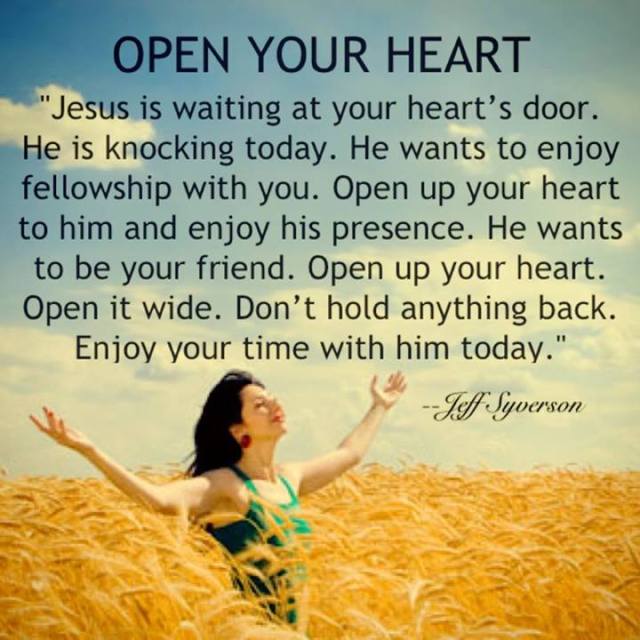 From Open Up Your Heart by Jeff Syverson