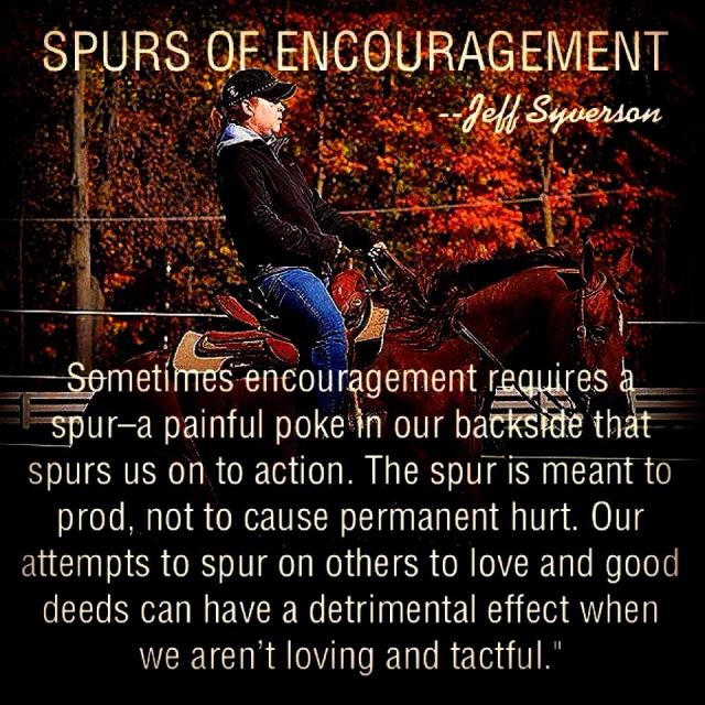 spurs of encouragement