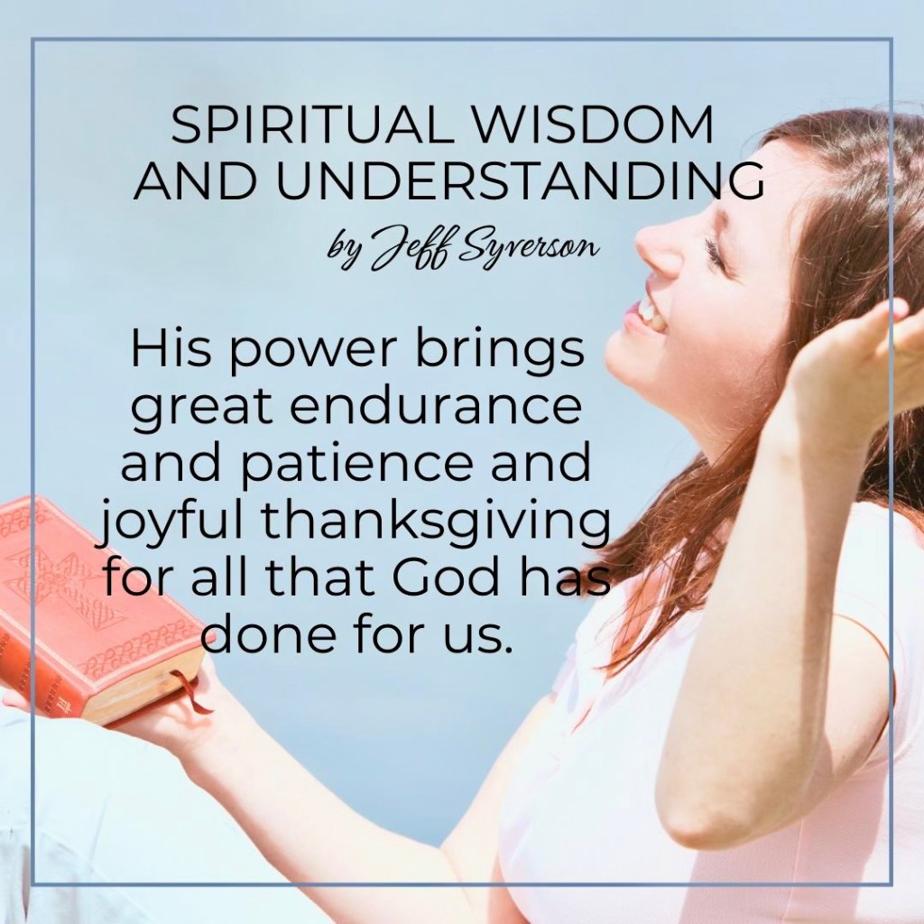 Spiritual wisdom and understanding