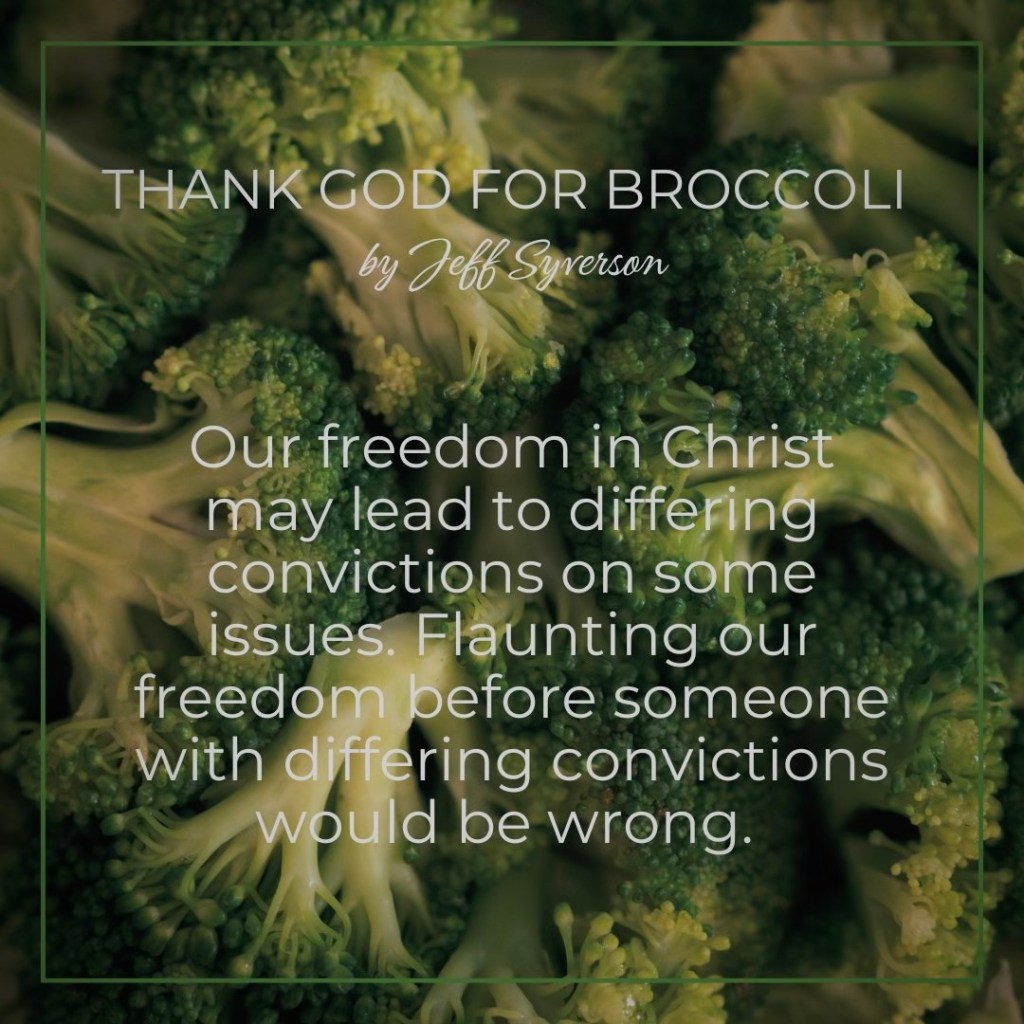 Thank God for Broccoli