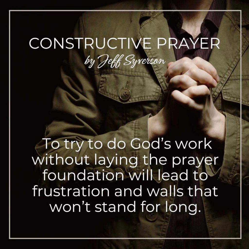 Constructive Prayer
