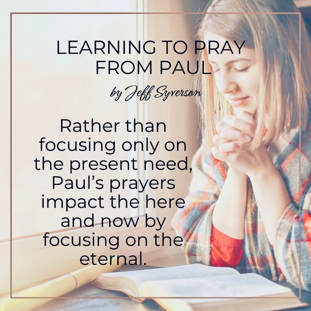 Learning to Pray from Paul